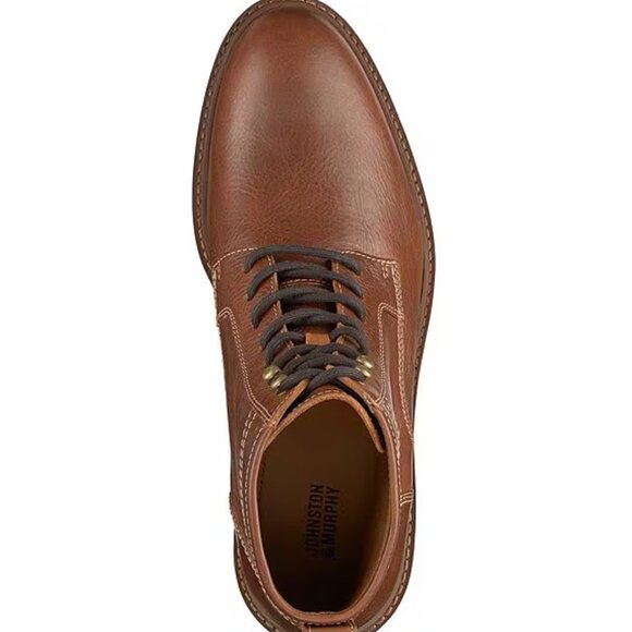 Johnston & Murphy Barrett Plain Toe Leather Boots Men\'s